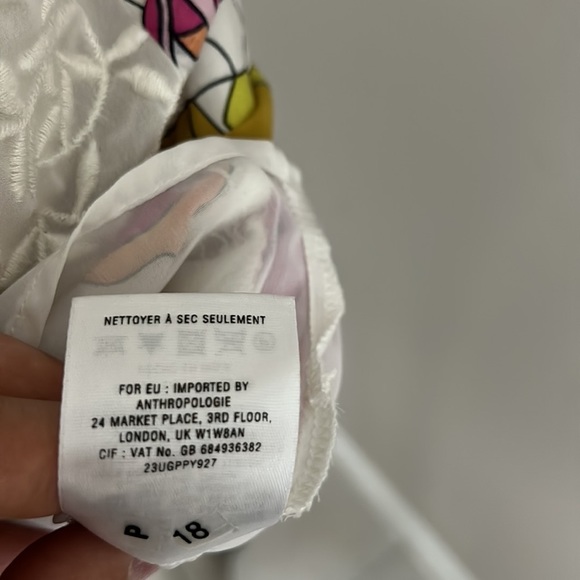 COPY - Leifnotes Asymmetrical Hem Guarri Dress Patchwork  ANTHROPOLOGIE Dress s… - Picture 13 of 16